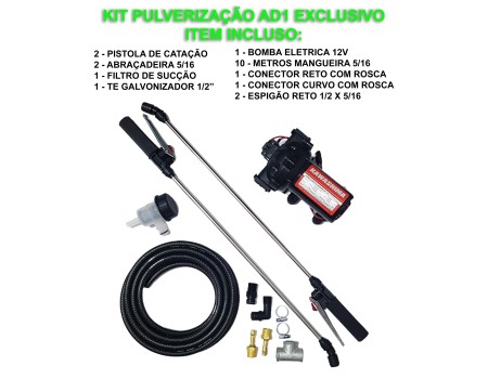 Kit de Pulverização G1 Exclusivo Adventure