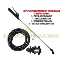 Kit de Pulverização Bomba Elétrica G1 com 1 Pistola