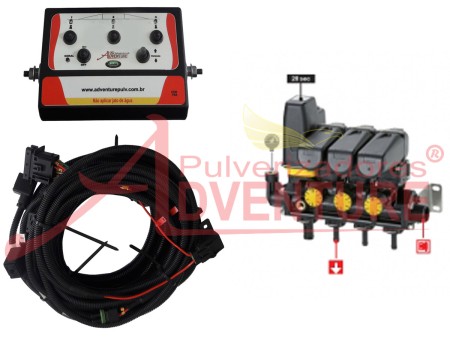 CONJUNTO ELÉTRICO CONTROLADOR DE ÁGUA  3 VIAS