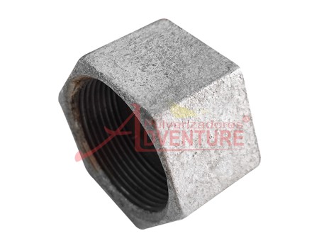 TAMPÃO GALVANIZADO 1.1/2" (CAP)