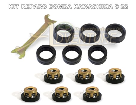 KIT REPARO KAWASHIMA S22 COM VÁLVULAS				