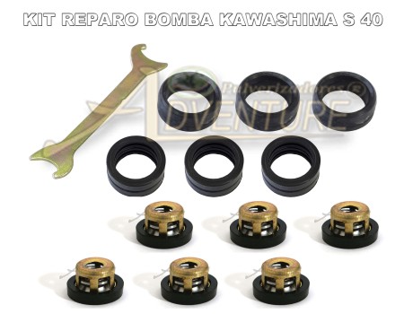 KIT REPARO KAWASHIMA S40 COM VÁLVULAS				